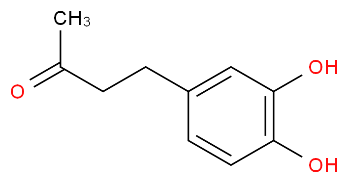 4-(3,4-Dihydroxyphenyl)-2-butanone_分子结构_CAS_61152-62-3)