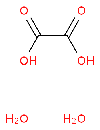 草酸二水合物_分子结构_CAS_6153-56-6)