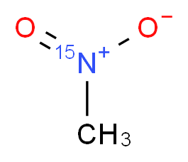 硝基甲烷-15N_分子结构_CAS_)