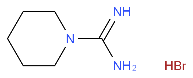 Piperidine-1-carboxamidine hydrobromide_分子结构_CAS_332367-56-3)