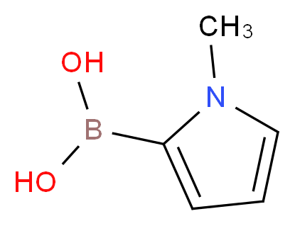 1-METHYL-1H-PYRROL-2-YL BORONIC ACID_分子结构_CAS_911318-81-5)