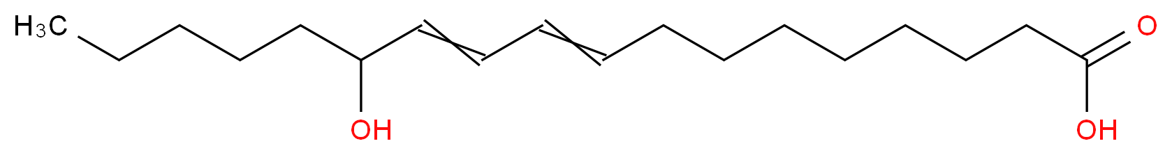13-hydroxyoctadeca-9,11-dienoic acid_分子结构_CAS_29623-28-7