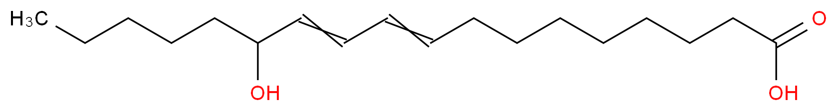 13(S)-HYDROXYOCTADECA-9Z,11E-DIENOIC ACID_分子结构_CAS_29623-28-7)