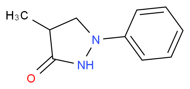 1-Phenyl-4-methyl-3-pyrazolidone_分子结构_CAS_2654-57-1)