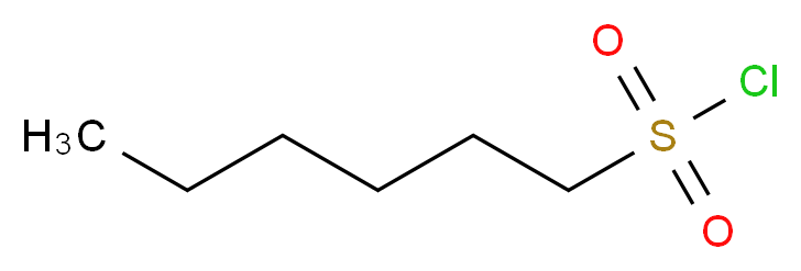 hexane-1-sulfonyl chloride_分子结构_CAS_14532-24-2