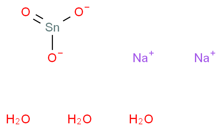 disodium oxostannanebis(olate) trihydrate_分子结构_CAS_12209-98-2