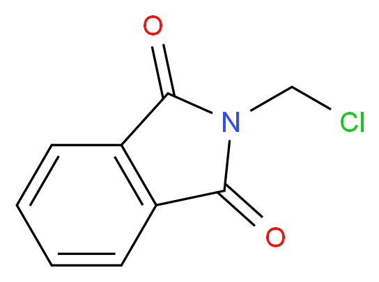 N-CHLOROMETHYL PHTHALIMIDE_分子结构_CAS_17564-64-6)