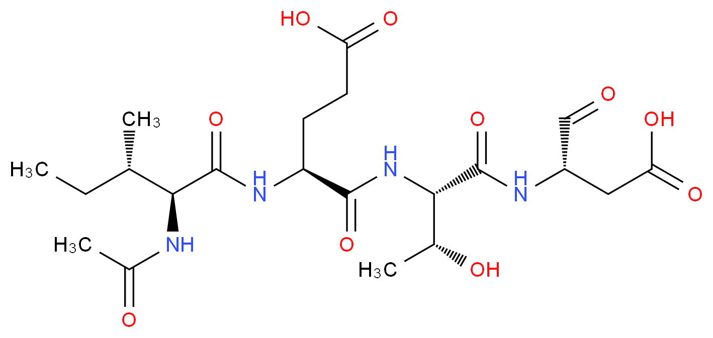 Ac-Ile-Glu-Thr-Asp-Aldehyde_分子结构_CAS_)