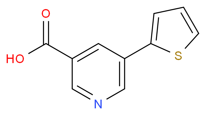 5-(2-THIENYL)NICOTINIC ACID_分子结构_CAS_306934-96-3)