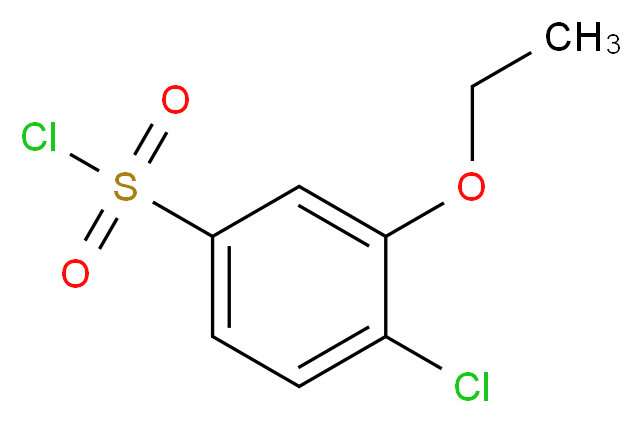 4-chloro-3-ethoxybenzene-1-sulfonyl chloride_分子结构_CAS_1202571-18-3