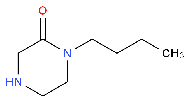 1-butylpiperazin-2-one_分子结构_CAS_59702-09-9)