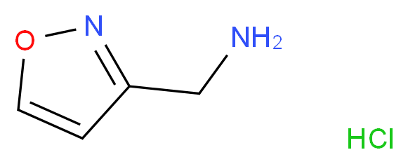 1,2-oxazol-3-ylmethanamine hydrochloride_分子结构_CAS_131052-58-9