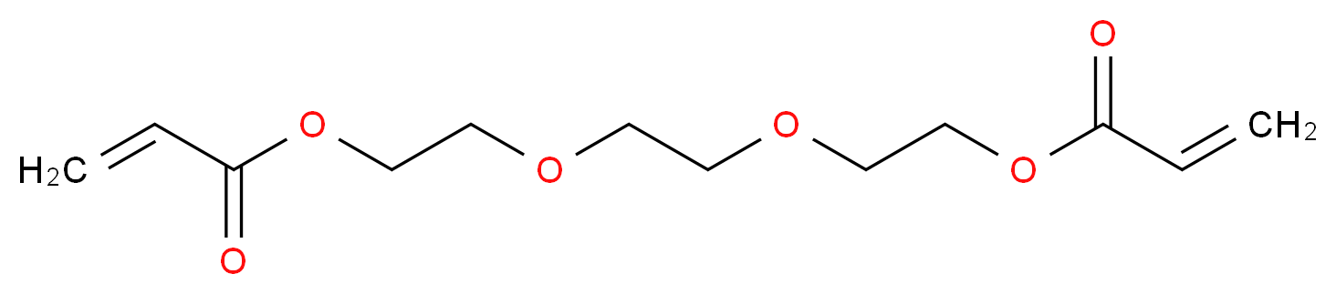 2-{2-[2-(prop-2-enoyloxy)ethoxy]ethoxy}ethyl prop-2-enoate_分子结构_CAS_1680-21-3