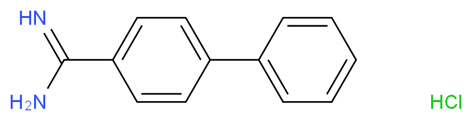 4-phenylbenzene-1-carboximidamide hydrochloride_分子结构_CAS_)