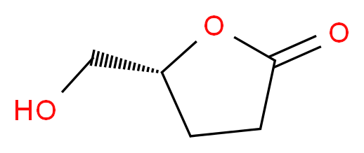 (5R)-5-(hydroxymethyl)oxolan-2-one_分子结构_CAS_32780-06-6