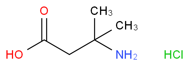3-amino-3-methylbutanoic acid hydrochloride_分子结构_CAS_)