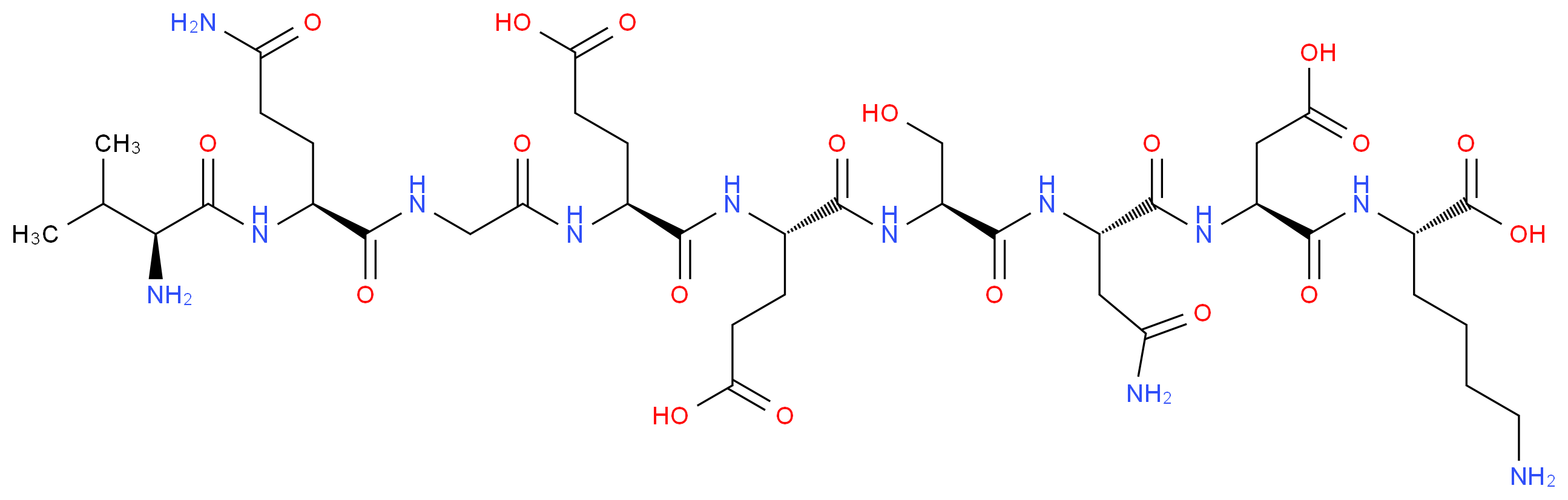 Interleukin-1β Fragment 163-171 human_分子结构_CAS_106021-96-9)