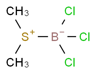 trichloro(dimethyl-λ<sup>4</sup>-sulfanylidene)-λ<sup>5</sup>-borane_分子结构_CAS_5523-19-3