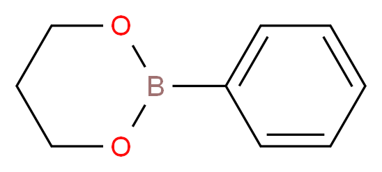 2-phenyl-1,3,2-dioxaborinane_分子结构_CAS_4406-77-3