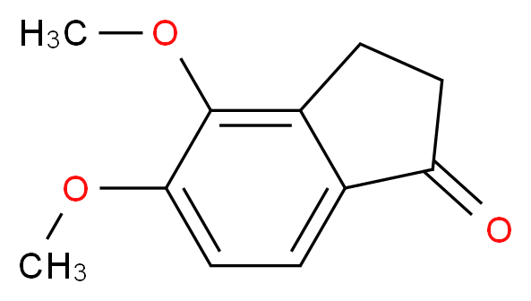 4,5-dimethoxy-2,3-dihydro-1H-inden-1-one_分子结构_CAS_6342-80-9