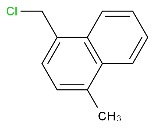 1-(chloromethyl)-4-methylnaphthalene_分子结构_CAS_5261-50-7
