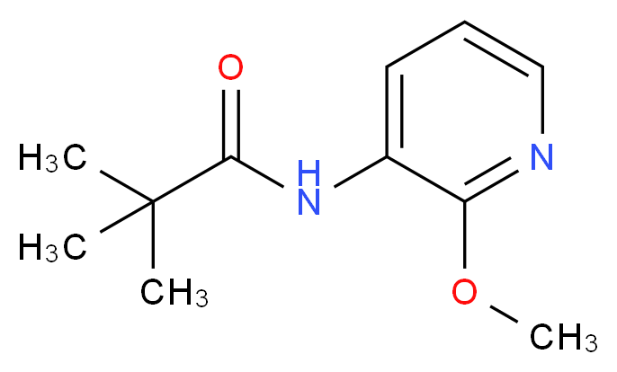 N-(2-Methoxypyridin-3-yl)pivalamide_分子结构_CAS_125867-19-8)