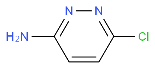 3-氨基-6-氯哒嗪_分子结构_CAS_5469-69-2)