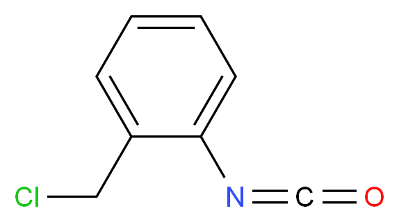 2-(氯甲基)苯基异氰酸酯_分子结构_CAS_52986-66-0)