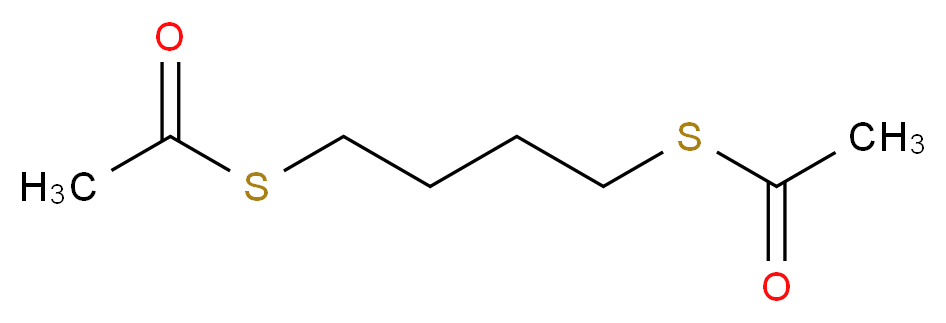 1-{[4-(acetylsulfanyl)butyl]sulfanyl}ethan-1-one_分子结构_CAS_6633-90-5