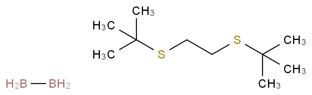 2-{[2-(tert-butylsulfanyl)ethyl]sulfanyl}-2-methylpropane; diborane_分子结构_CAS_71522-78-6
