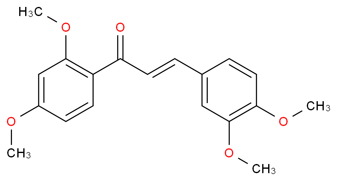 Butein Tetramethyl Ether_分子结构_CAS_155048-06-9)