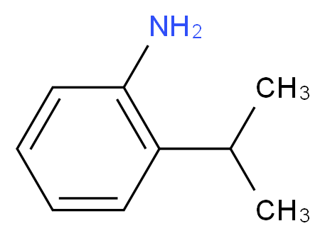 2-(propan-2-yl)aniline_分子结构_CAS_643-28-7