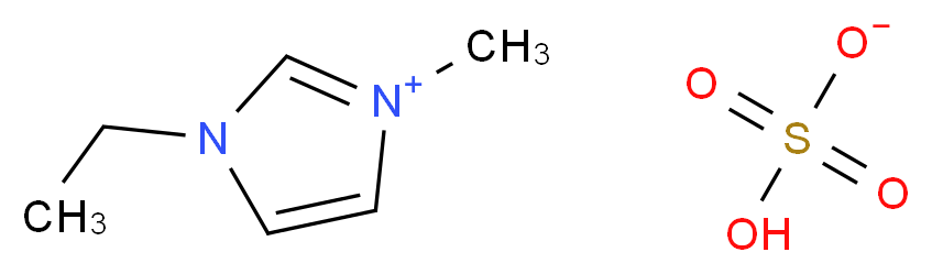 1-乙基-3-甲基咪唑硫酸氢盐_分子结构_CAS_412009-61-1)