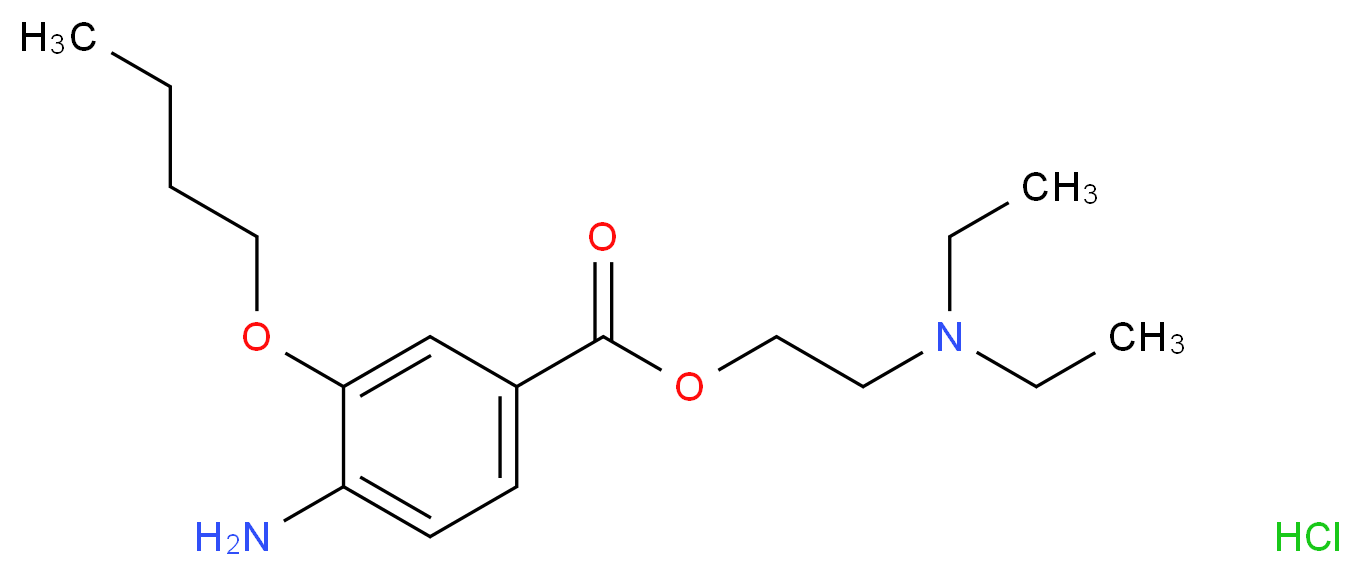 Oxybuprocaine HCl_分子结构_CAS_5987-82-6)