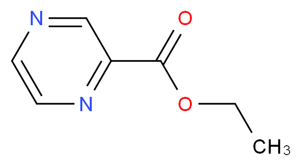 Pyrazinoic Acid Ethyl Ester _分子结构_CAS_6924-68-1)