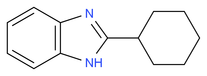 2-Cyclohexyl-1H-benzimidazole_分子结构_CAS_36947-70-3)