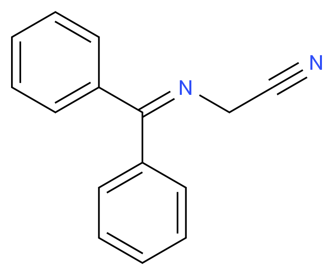 2-((Diphenylmethylene)amino)acetonitrile_分子结构_CAS_70591-20-7)