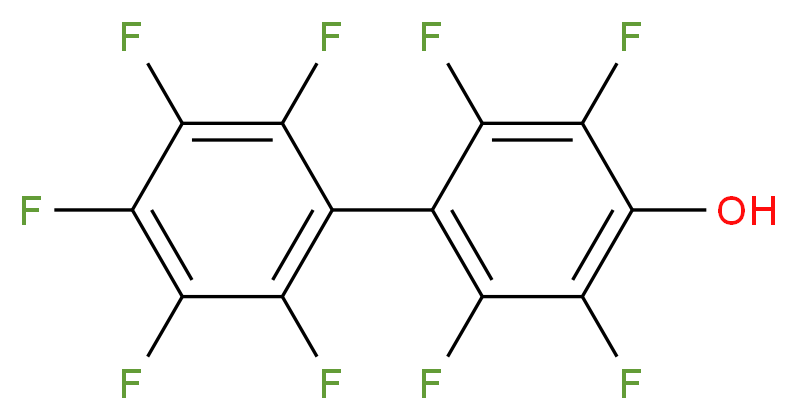 4-Hydroxynonafluorobiphenyl_分子结构_CAS_)