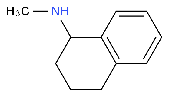 N-Methyl-1,2,3,4-tetrahydronaphthalen-1-amine_分子结构_CAS_10409-15-1)