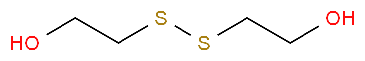 2-[(2-hydroxyethyl)disulfanyl]ethan-1-ol_分子结构_CAS_1892-29-1