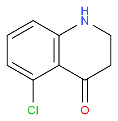 5-chloro-1,2,3,4-tetrahydroquinolin-4-one_分子结构_CAS_21617-16-3