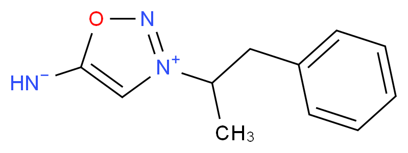 5-azanidyl-3-(1-phenylpropan-2-yl)-1,2,3-oxadiazol-3-ium_分子结构_CAS_22293-47-6
