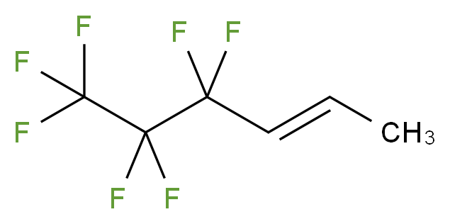 4,4,5,5,6,6,6-Heptafluorohex-2-ene 97%_分子结构_CAS_)