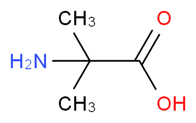 Alpha-Aminoisobutyric Acid_分子结构_CAS_)