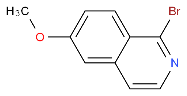 1-bromo-6-methoxyisoquinoline_分子结构_CAS_1196152-83-6)