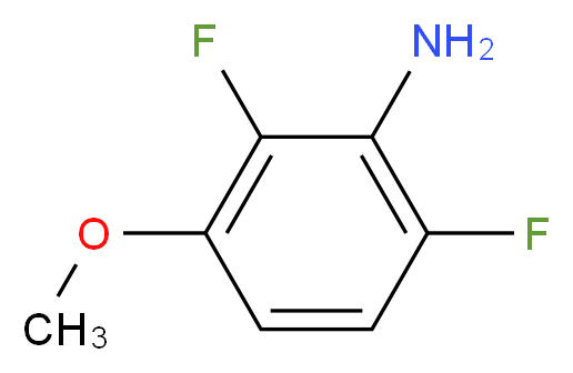 2,6-difluoro-3-methoxyaniline_分子结构_CAS_144851-62-7