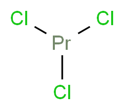 氯化镨(III)_分子结构_CAS_10361-79-2)