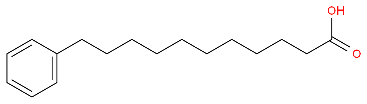 11-phenylundecanoic acid_分子结构_CAS_3343-24-6