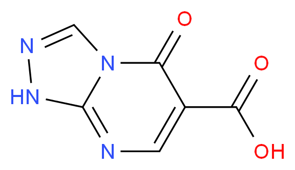 5-Oxo-1,5-dihydro-[1,2,4]triazolo[4,3-a]-pyrimidine-6-carboxylic acid_分子结构_CAS_)