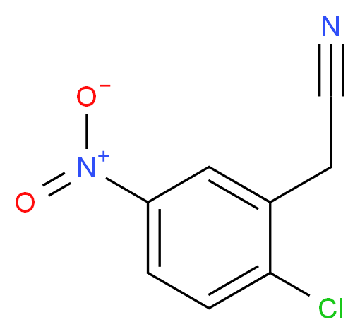 2-(2-Chloro-5-nitrophenyl)acetonitrile_分子结构_CAS_52427-02-8)